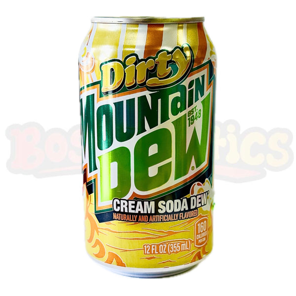 Mountain Dew Dirty Cream Soda (355ml): American – Boss Exotics
