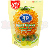Amos 4D Fruit Gummy Pineapple Burst (170g) : China