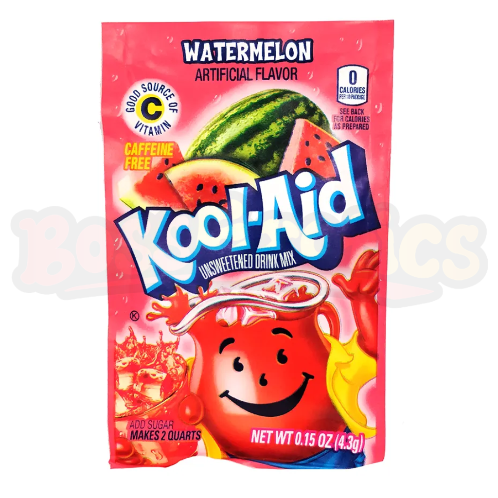Kool-Aid Watermelon Unsweetened Drink Mix (4.3g): American