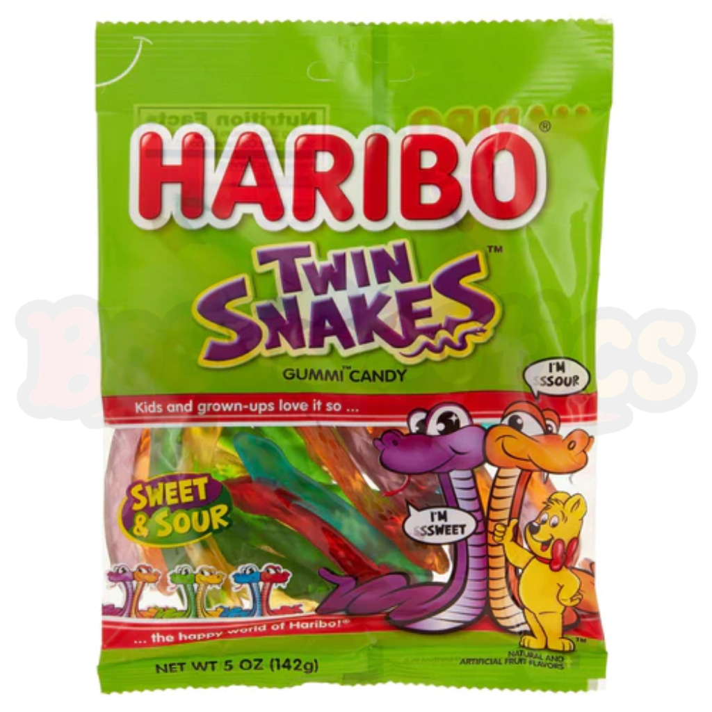 Haribo Twin Snakes (142g): American