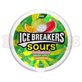 Ice Breakers Sours Watermelon, Green Apple & Tangerine Mints (43g) : Canadian