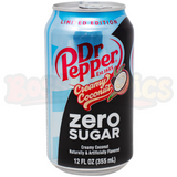 Dr Pepper Creamy Coconut Zero Sugar Limited Edition (355ml): American