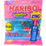 Haribo Bubble Gum Bottles (140g): UK