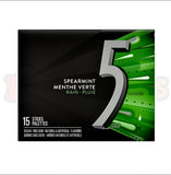 5 Gum SpearMint Sugar Free Gum : Canadian
