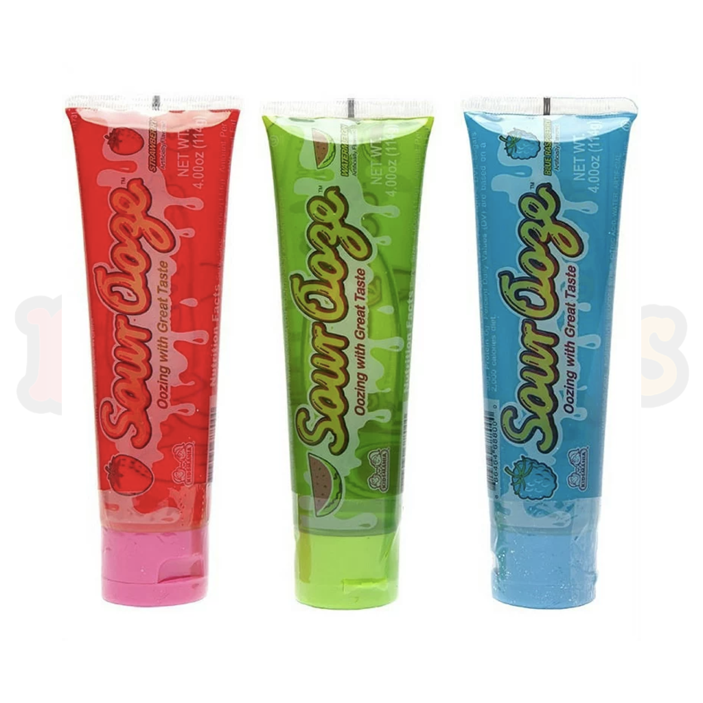 Sour Ooze Tube Candy Gel (114g): Chinese
