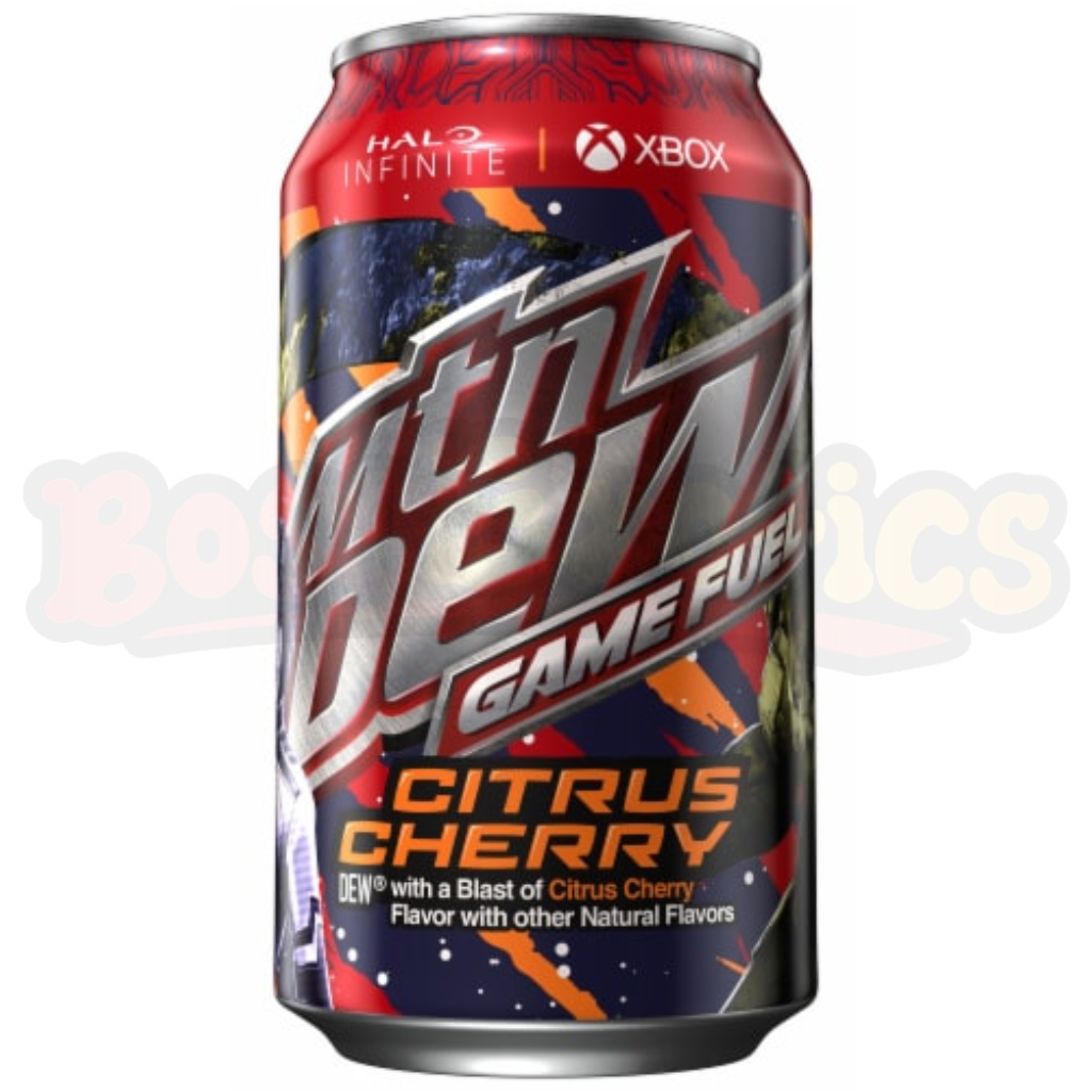 Mtn Dew Game Fuel Citrus Cherry XBOX Halo Infinite (355ml): American