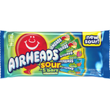 Airheads Assorted Sour 5 Bars Pouch "Vegan" (78g) : American