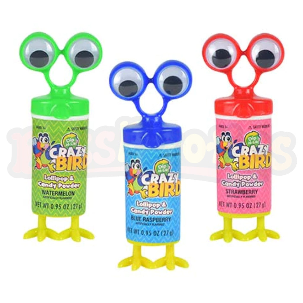 Dik-N-Lik Crazy Bird Lollipop & Candy Powder (27g): Chinese