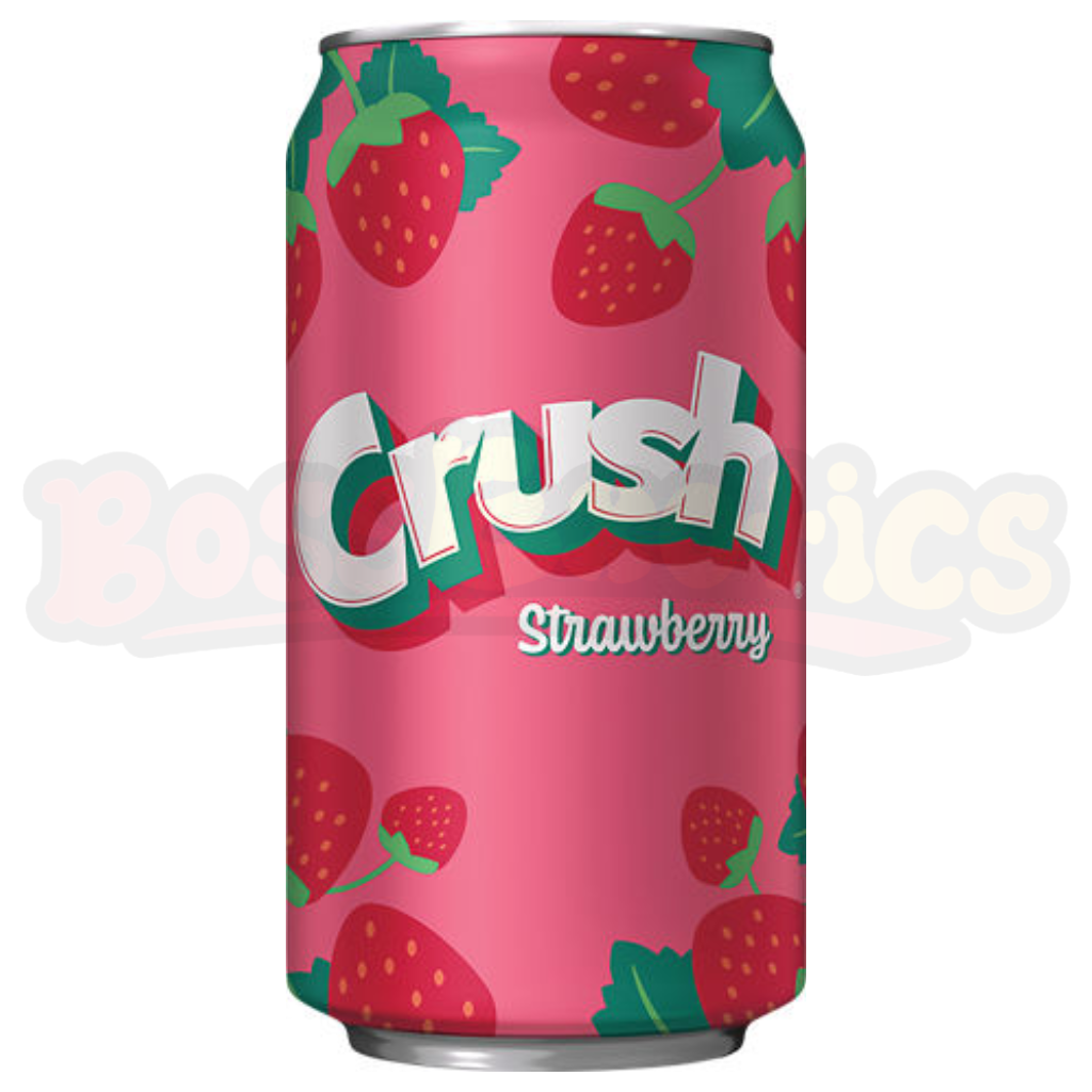 Crush Strawberry Soda (355ml): American