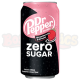 Dr Pepper Strawberries & Cream Zero Sugar (355ml): American
