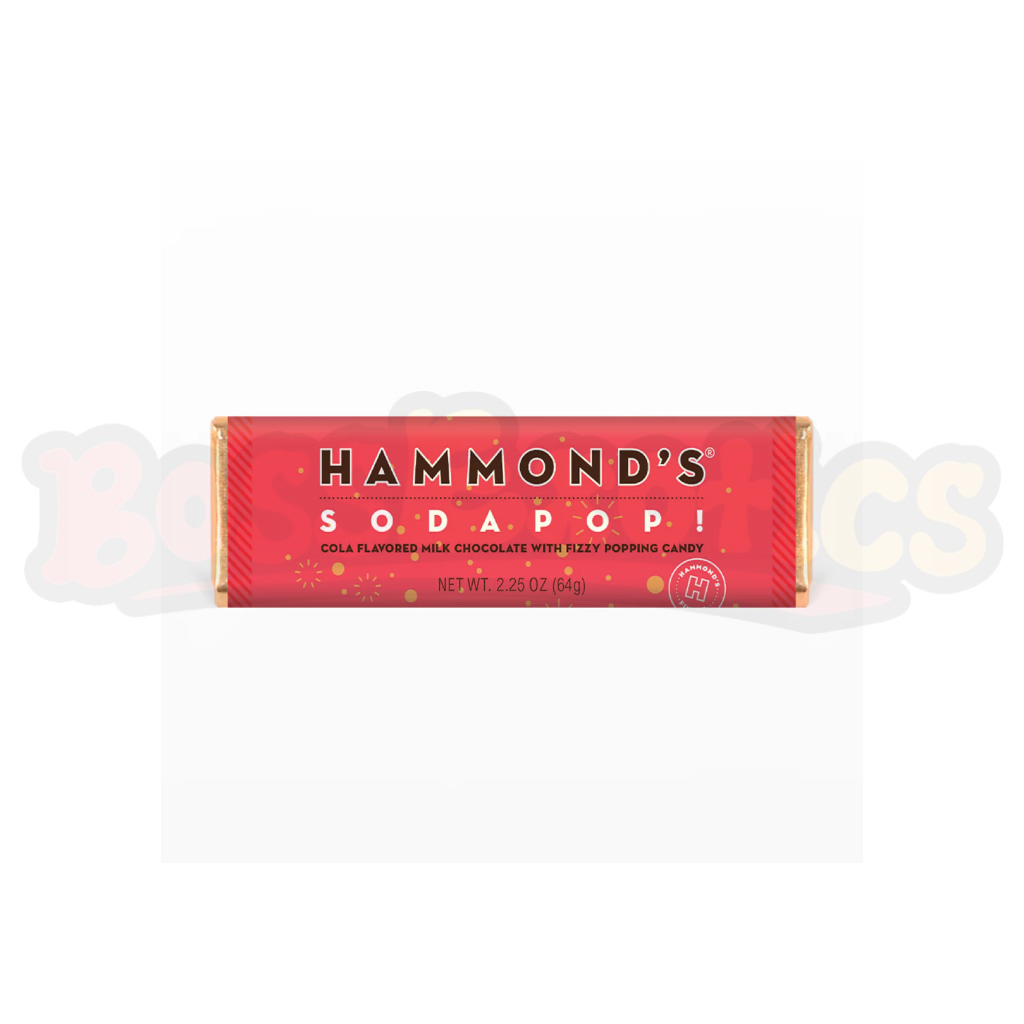 Hammond's Soda Pop Chocolate Bar (64g) : American
