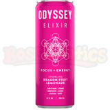 Odyssey Elixir Dragon Fruit Lemonade Sparkling Energy Drink (355ml) : American