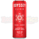 Odyssey Elixir Passion Fruit Orange Guava Sparkling Energy Drink (355ml) : American