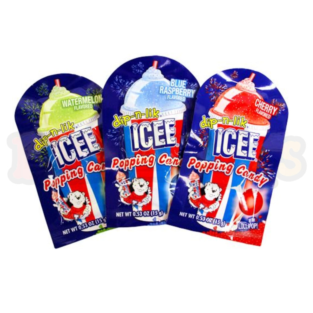 Koko's ICEE Dip-N-Lik Lollipop with Popping Candy (15g): Chinese
