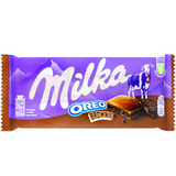Milka Oreo Brownie Chocolate Bar Alpine Milk (100g) : Switzerland