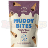 Muddy Bites Waffle Cone Snacks Dark Chocolate(66g): American
