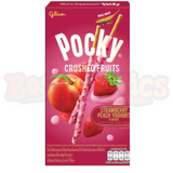 Glico Pocky Crushed Fruits Strawberry Peach Yoghurt (25g): Thailand