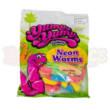 Yumy Yumy Neon Worms Gummy Candy "Halal" (128g): Turkish