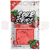 Sour Strips Strawberry "Vegan" (96g) : American