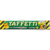 Toxic Waste Taffetti Green Apple Sour Taffy with Confetti Bits (20g) : American