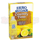 Country Time Lemonade Zero Sugar Drink Mix (Pack of 6 - 23.7g): American