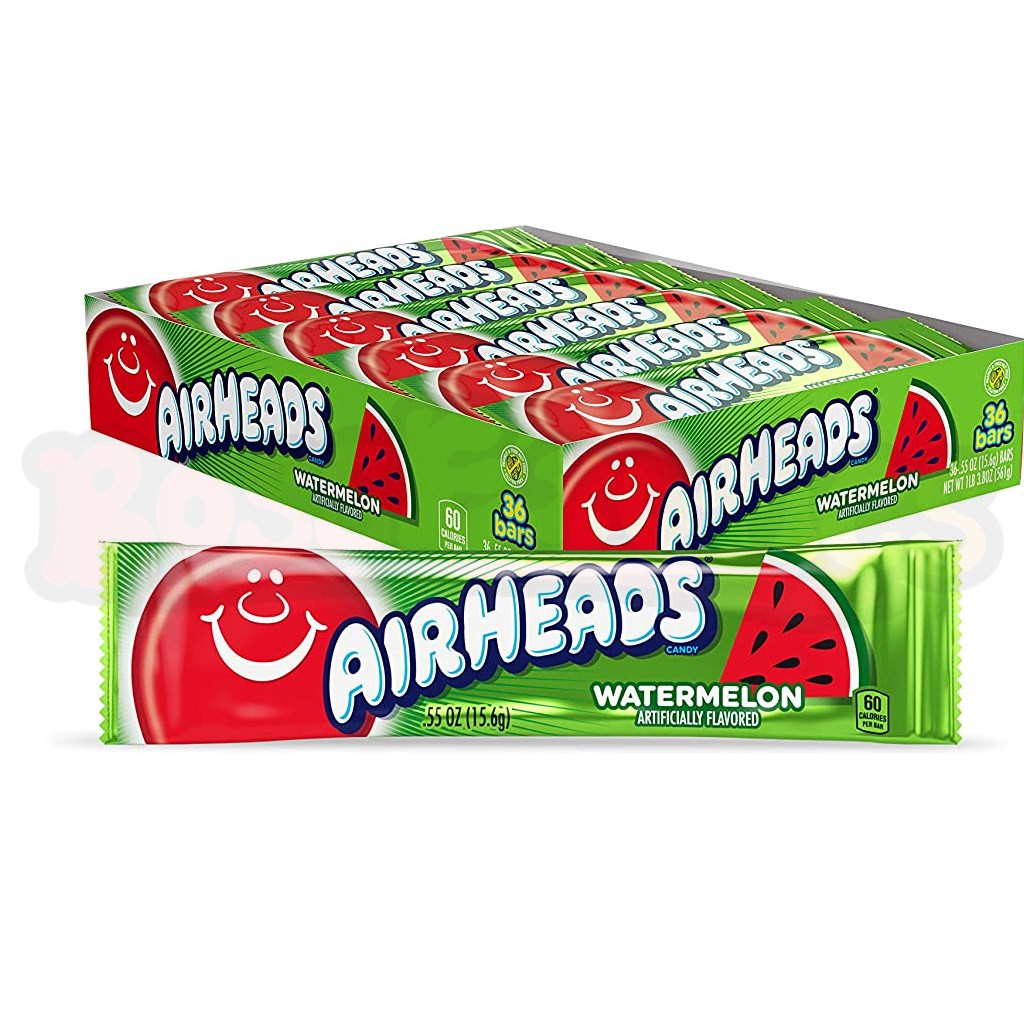 Airheads Watermelon Taffy Bar (15.6g): American