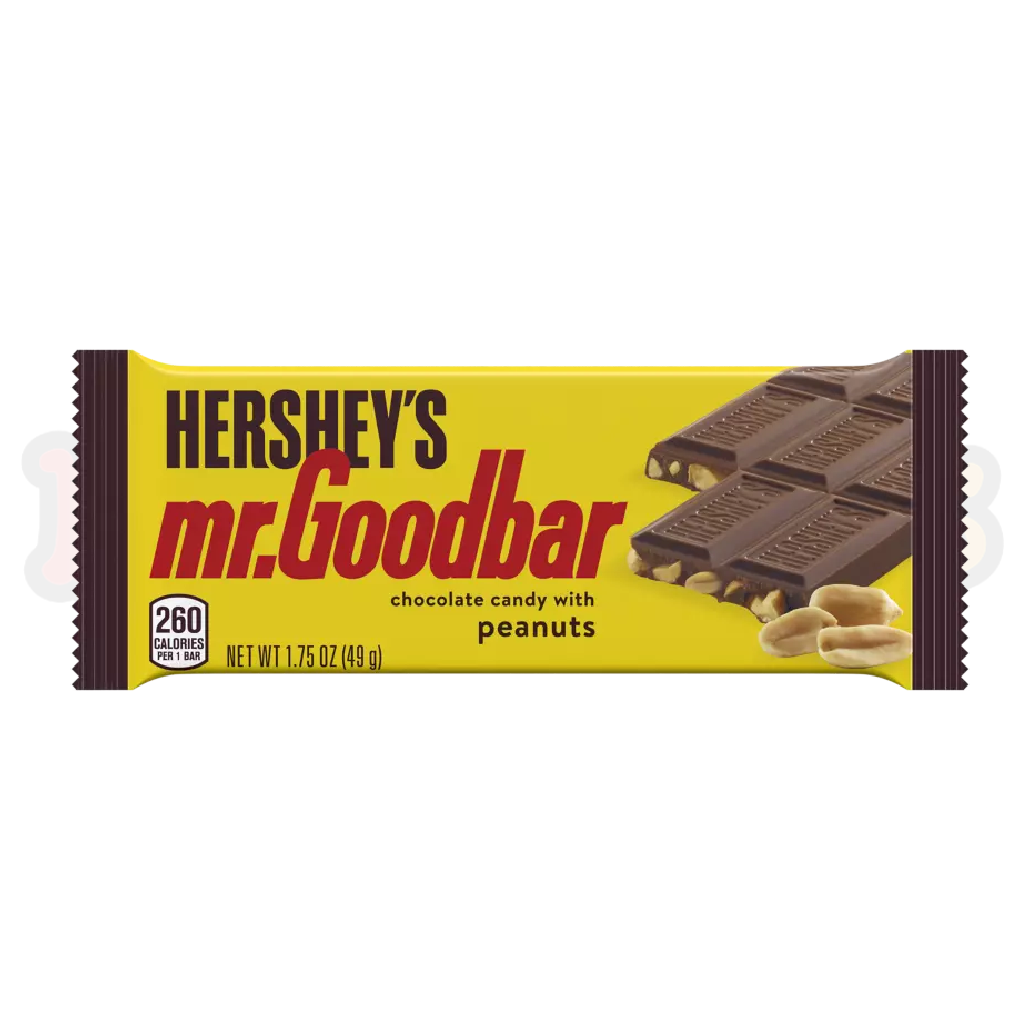 Hershey's Mr.Goodbar Chocolate Bar with Peanuts King Size (73g) : American
