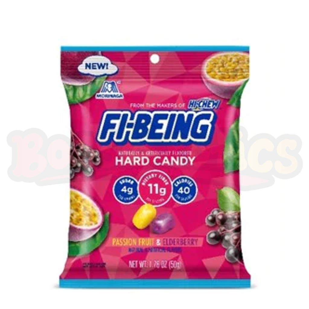 Hi-Chew Fi-Being Hard Candy Passion fruit & Elderberry (50 g) : Taiwanese