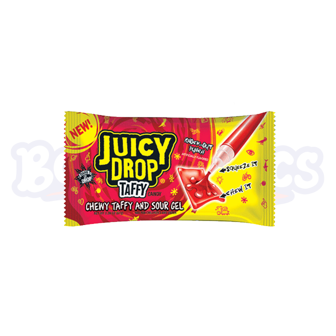 Juicy Drop Chewy Taffy and Sour Gel(67g): American