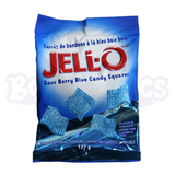 Jell-O Sour Berry Blue Candy Squares (127g): Canadian