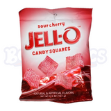 Jell-O Sour Cherry Candy Squares (127g): Canadian