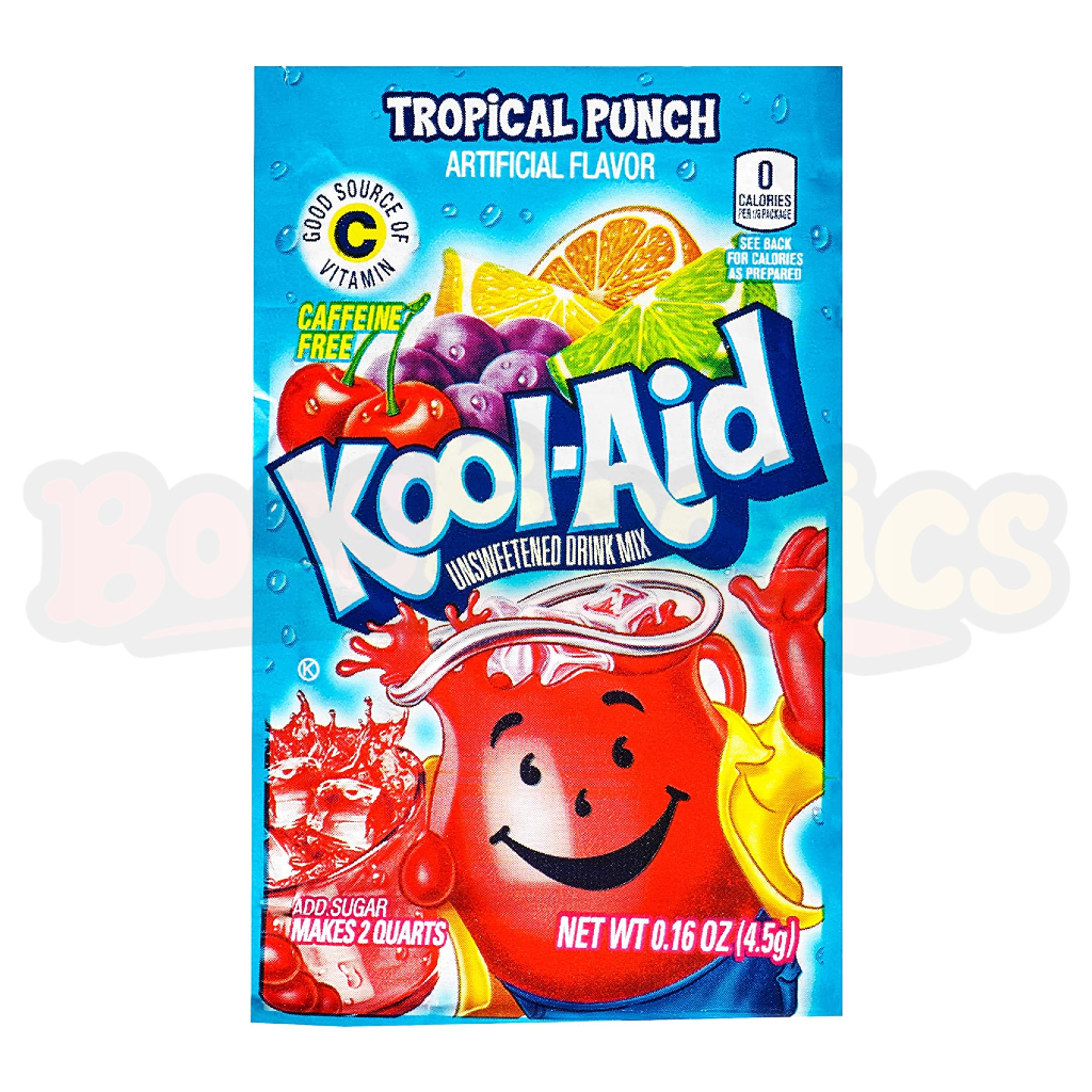 Kool-Aid Tropical Punch Unsweetened Drink Mix (4.5g): American