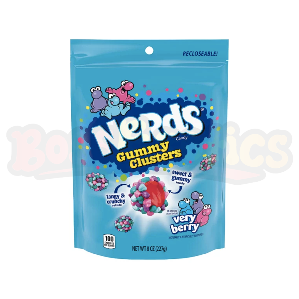 Nerds Gummy Clusters Very Berry Resealable (227g): American