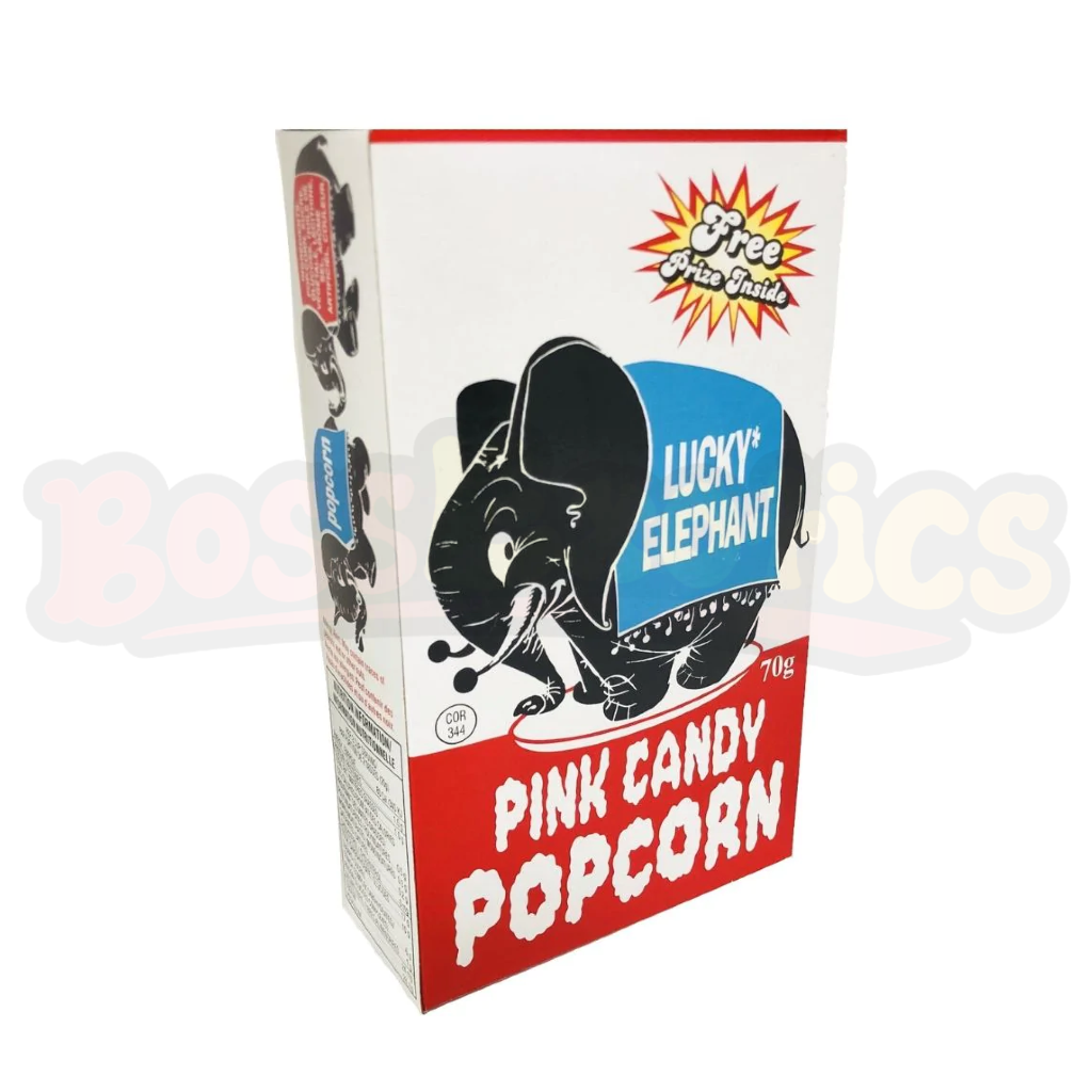 Pink Candy Popcorn Box (70g): Canadian