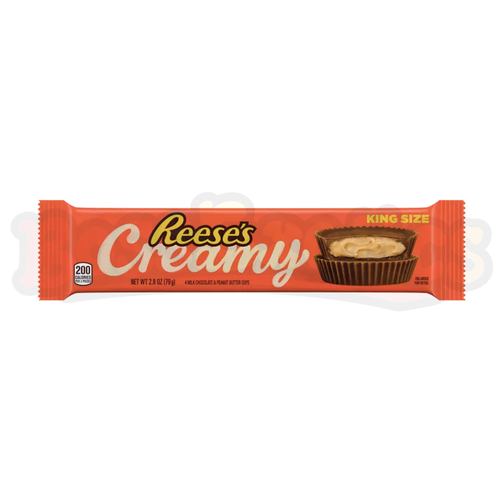 Reese's Creamy Milk Chocolate King Size Peanut Butter Cups (79g): American