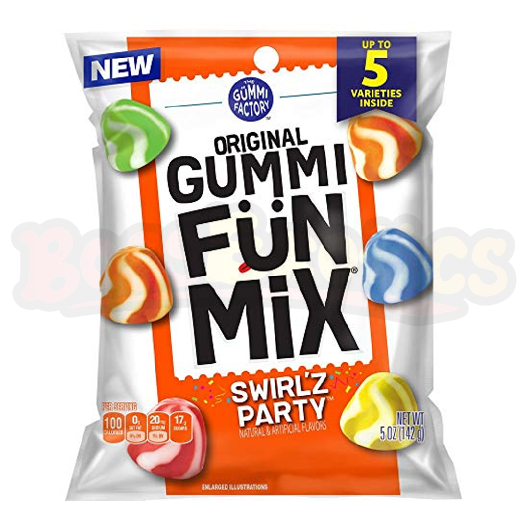 The Gummi Factory Gummi Fün Mix Swirlz Party (5oz): American