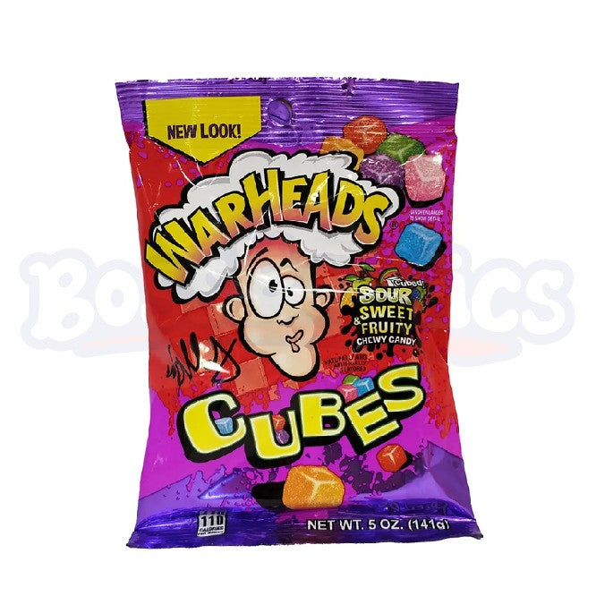 Warheads Chewy Cubes Peg Bag (141g): American