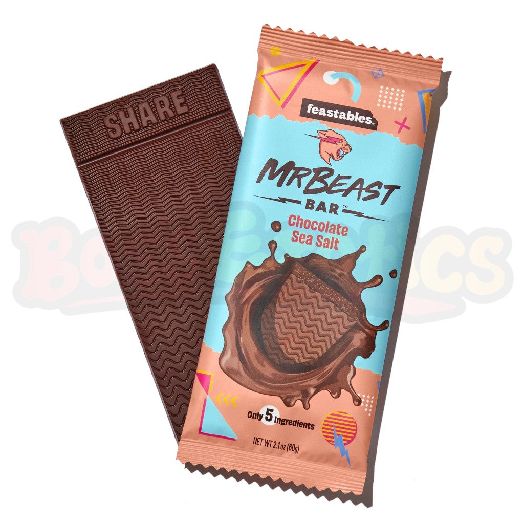 Feastables Mr. Beast Bar - Chocolate Sea Salt - (60g): Peruvian