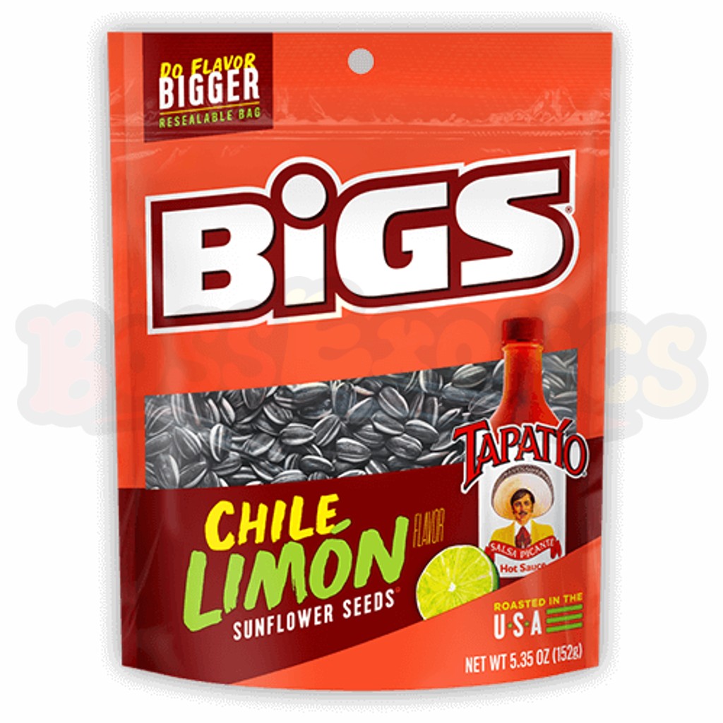 Bigs Sunflower Seeds - Tapatio Chile Limon - (152g): American