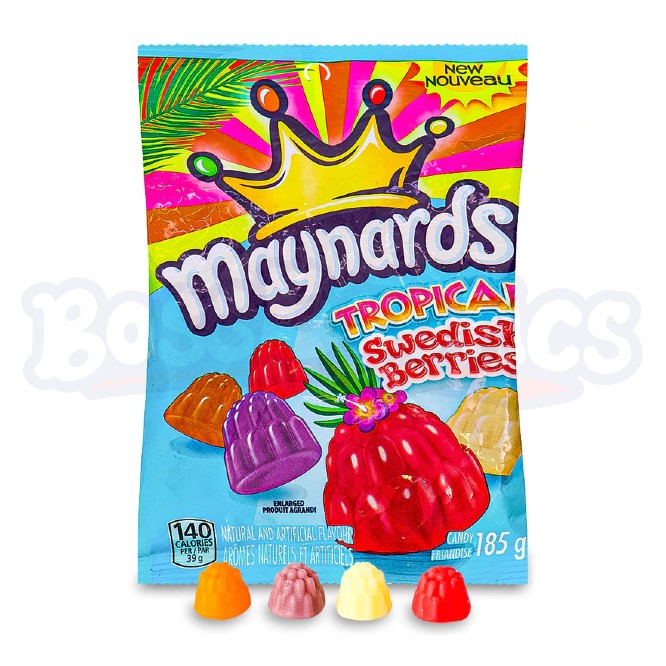 Maynards Tropical Swedish Berries Candy (185g): Canadian