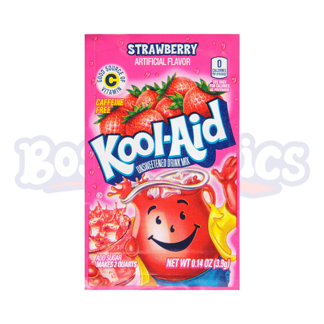 Kool-Aid Strawberry Unsweetened Drink Mix (3.9g): American