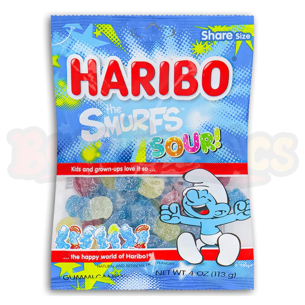 Haribo Smurfs Sour (4oz) : Turkish