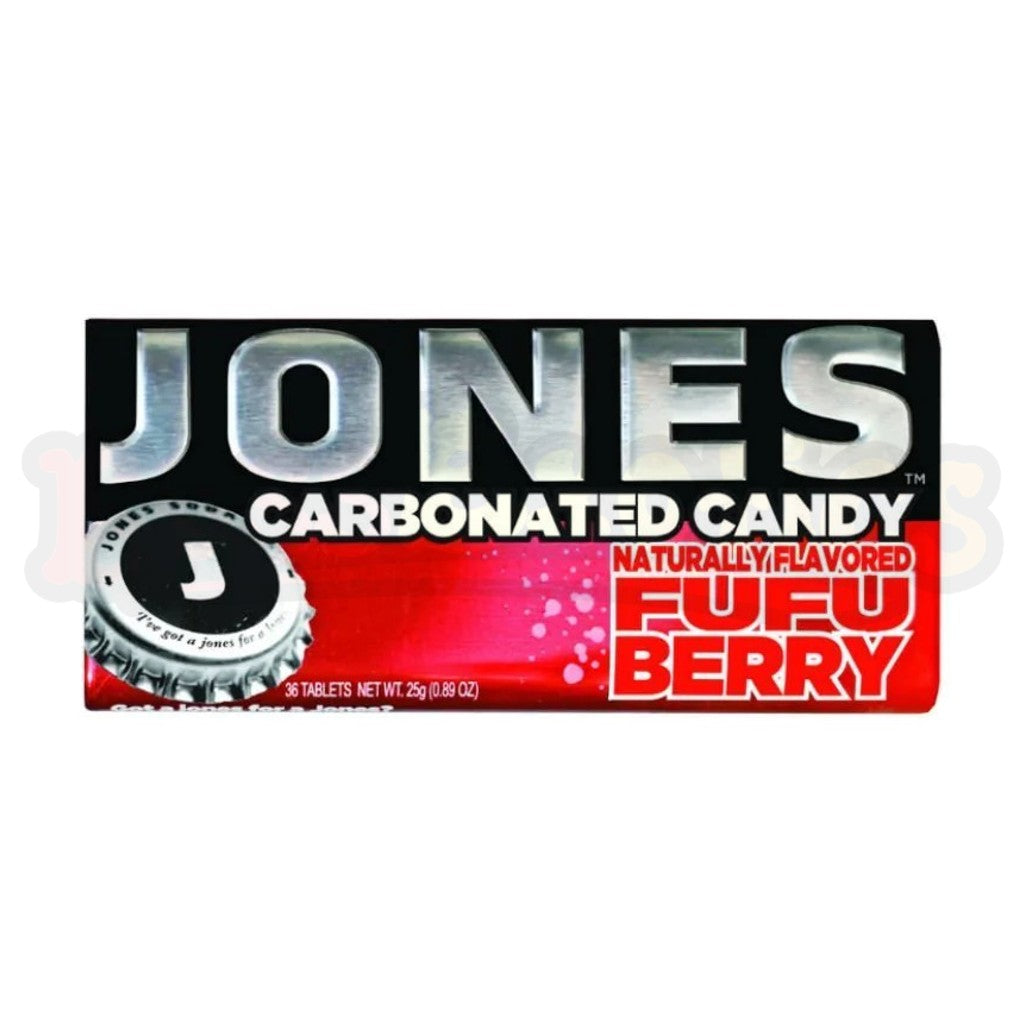 Jones Soda Carbonated Candy - Fufu Berry (25g): Canadian