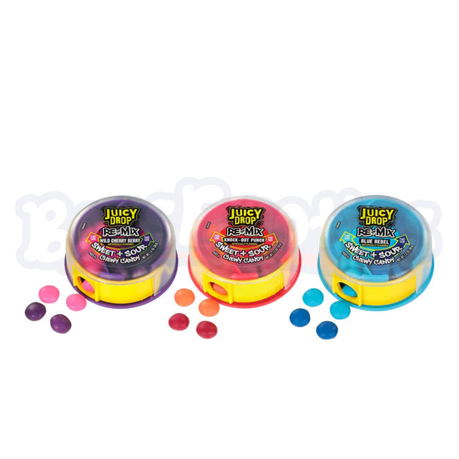 Juicy Drop Remix Sweet & Sour Chewy Candy (36g): Turkish