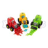 Kidsmania Bubble Mania Bubble Dozer Trucks Filled with Gum Nuggets(0.25oz): American
