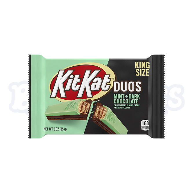Kit Kat Duos Mint & Dark Chocolate King Size (85g): American
