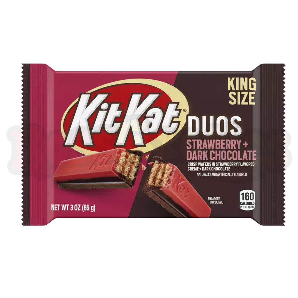 Kit Kat Duos Strawberry & Dark Chocolate King Size(85g): American