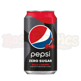Pepsi Wild Cherry Zero Sugar (355ml) : American