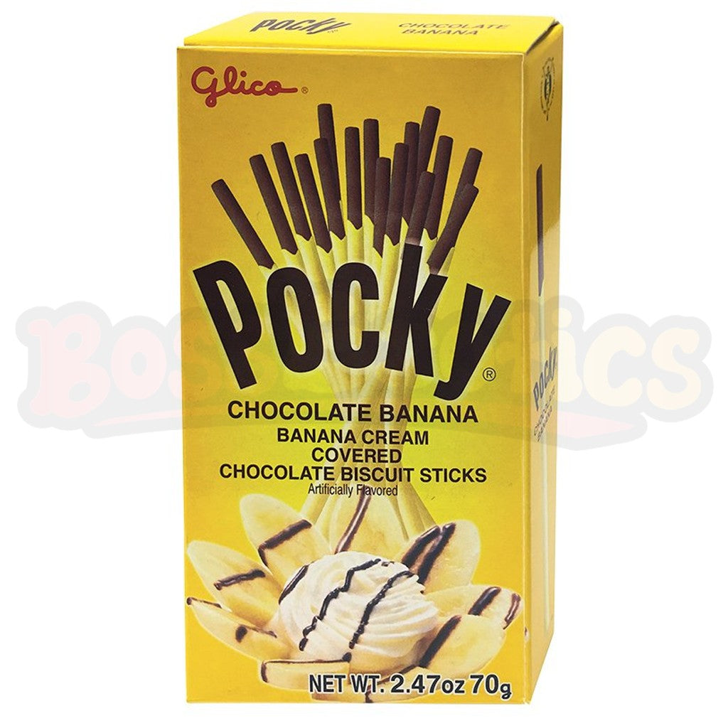 Glico Pocky Chocolate Banana Sticks (70 g): Thai