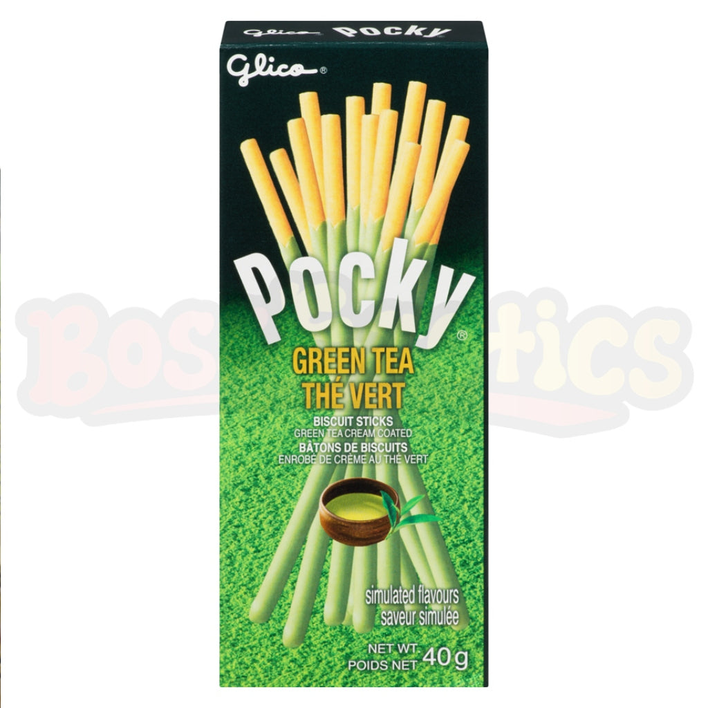 Glico Pocky Green Tea Biscuit Sticks (40g): Taiwanese